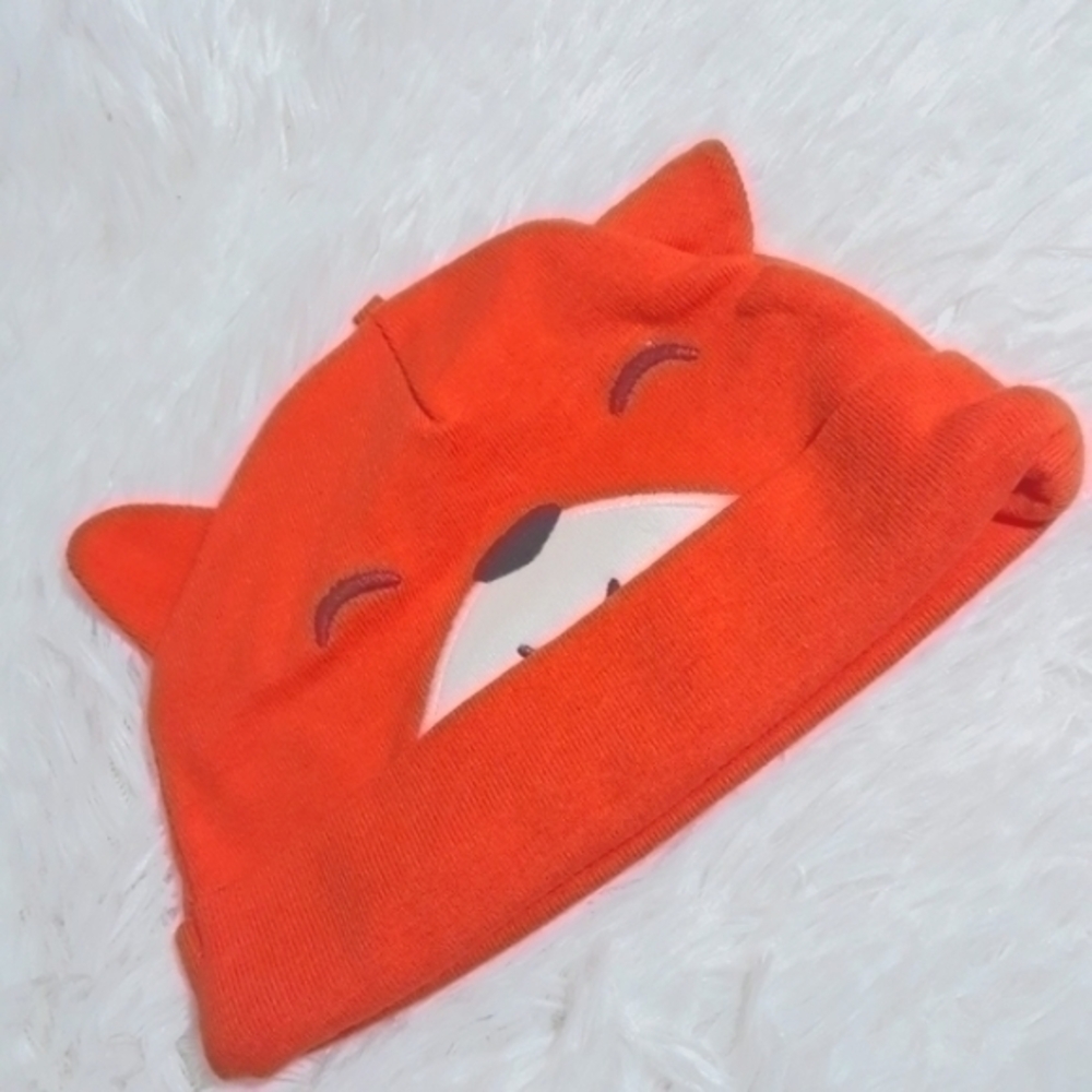 🛍Carter's Fox Face Baby Hat- Size 6 Months